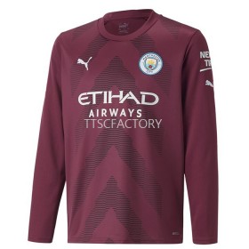 Completo Calcio Manchester City Portiere Divisa Prima 2022-2023 ML